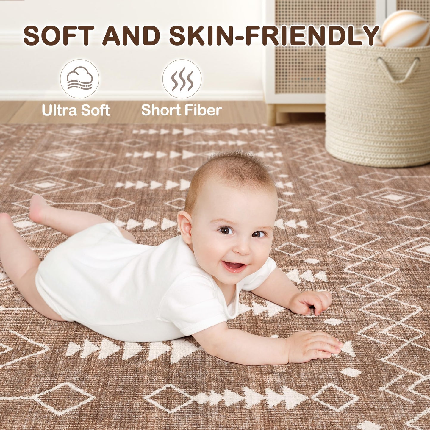 Tortania 9x12 Rug – Boho Cream Brown