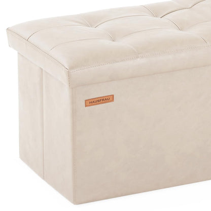 HAUSFRAU 31.5" Storage Ottoman Bench