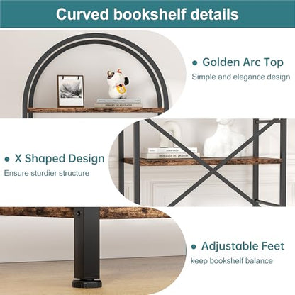Shintenchi 5-Tier Bookshelf