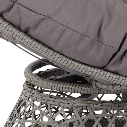 OSP Swivel Papasan Chair White