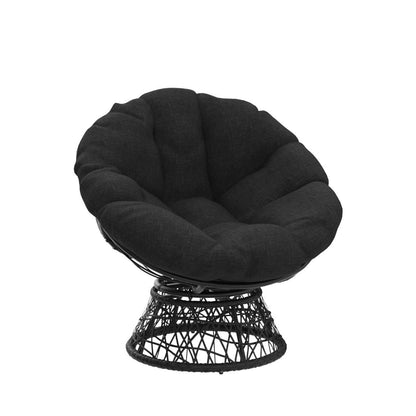 Bme 40" Papasan Swivel Chair