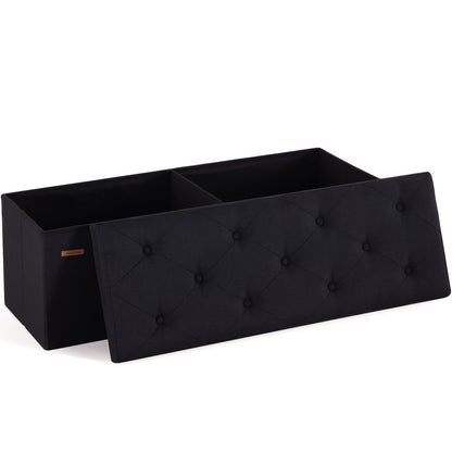 HAUSFRAU 31.5" Storage Ottoman Bench