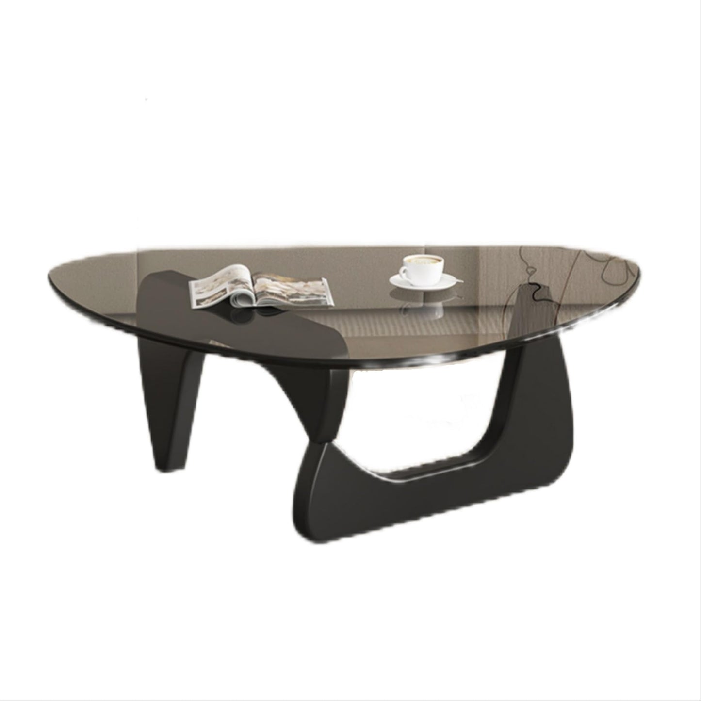 EASYSOUL 32" Glass Coffee Table