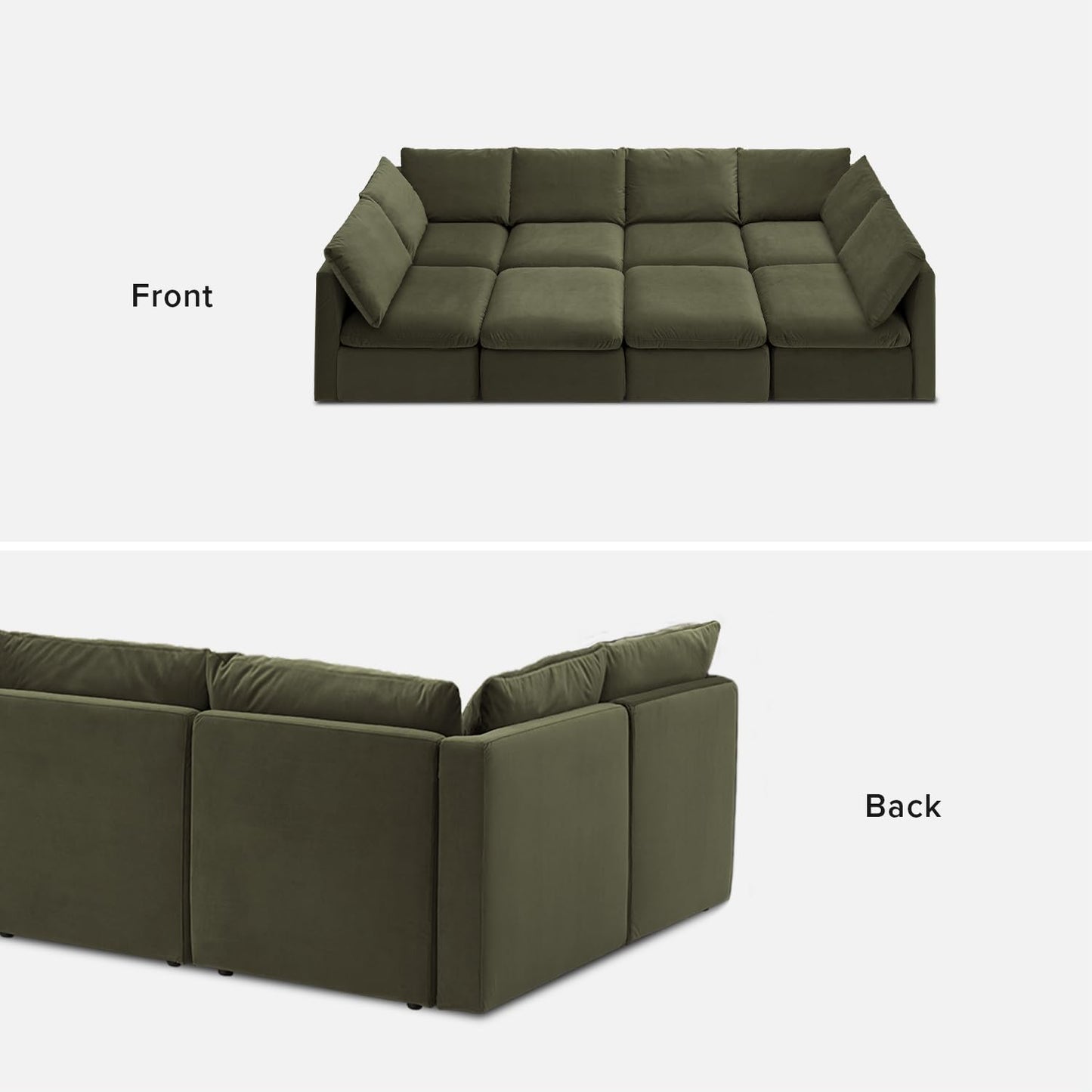 Mopio 6-Seater Modular Sofa Bed