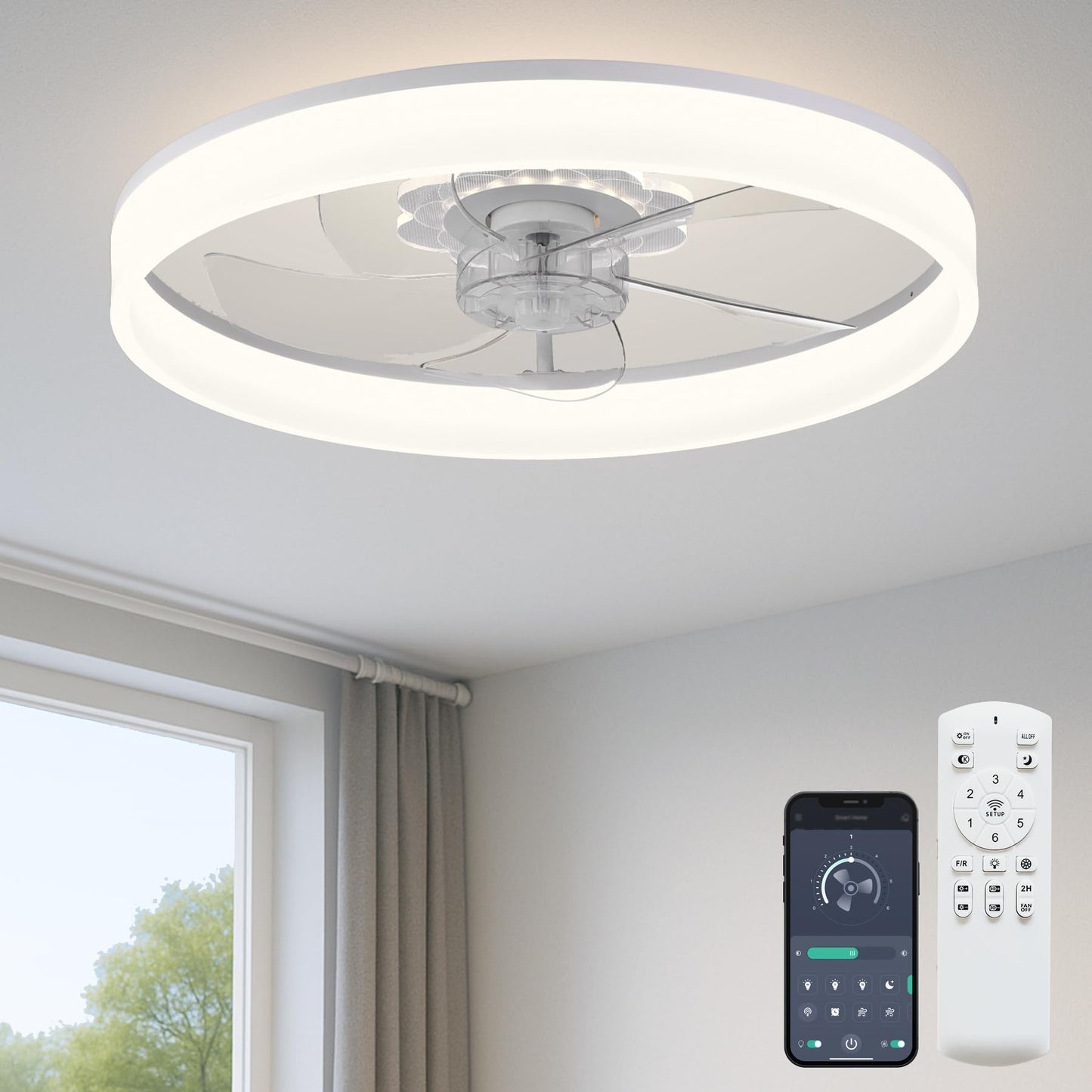20" Ceiling Fan with Light