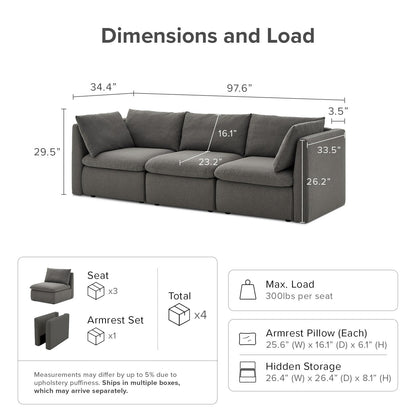 Mopio 6-Seater Modular Sofa Bed