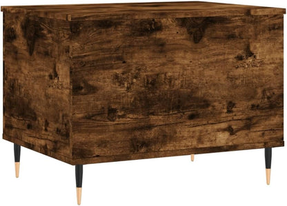 Black Wood & Metal Coffee Table