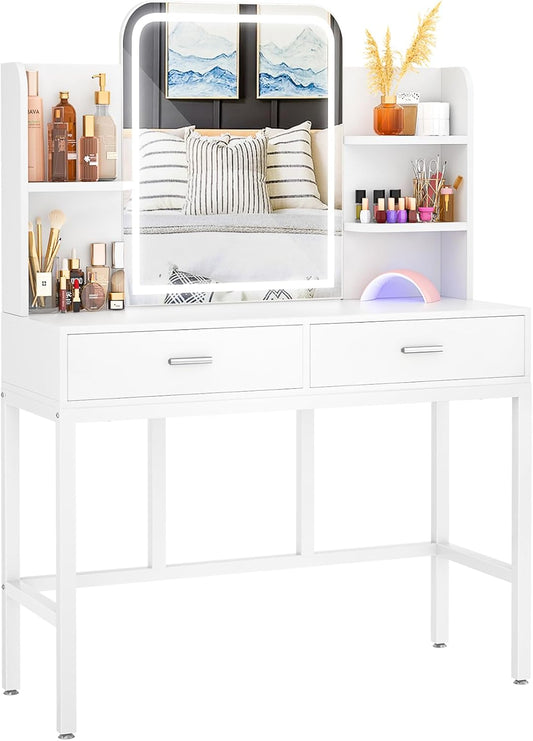 Armocity Vanity Desk with Light