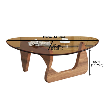 EASYSOUL 32" Glass Coffee Table