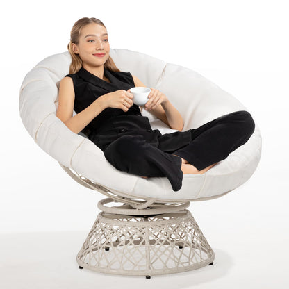 BME 40" Wicker Papasan Chair