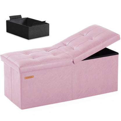 HAUSFRAU 31.5" Storage Ottoman Bench