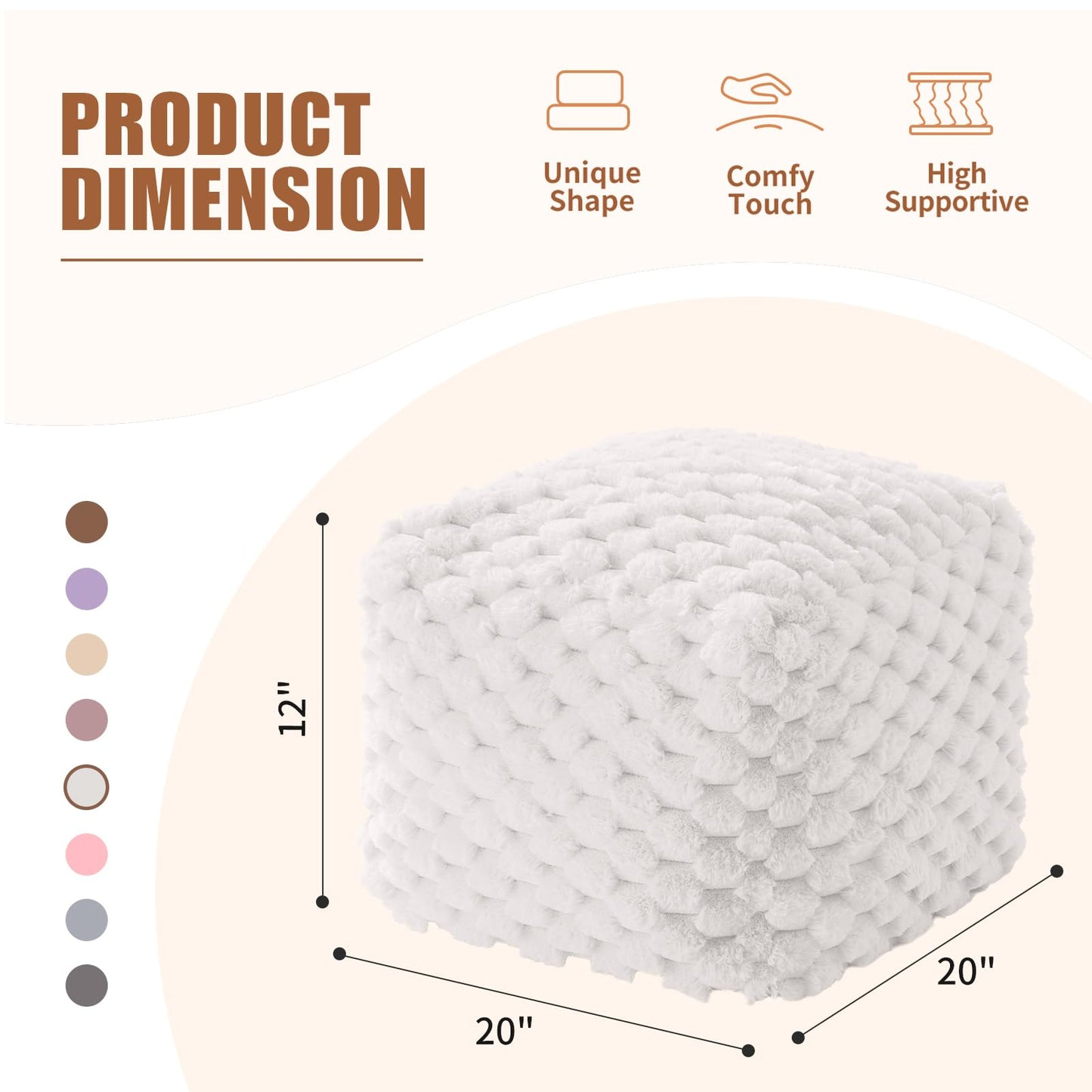 Giant Bean Bag Sofa with Ottoman