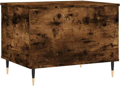 Black Wood & Metal Coffee Table