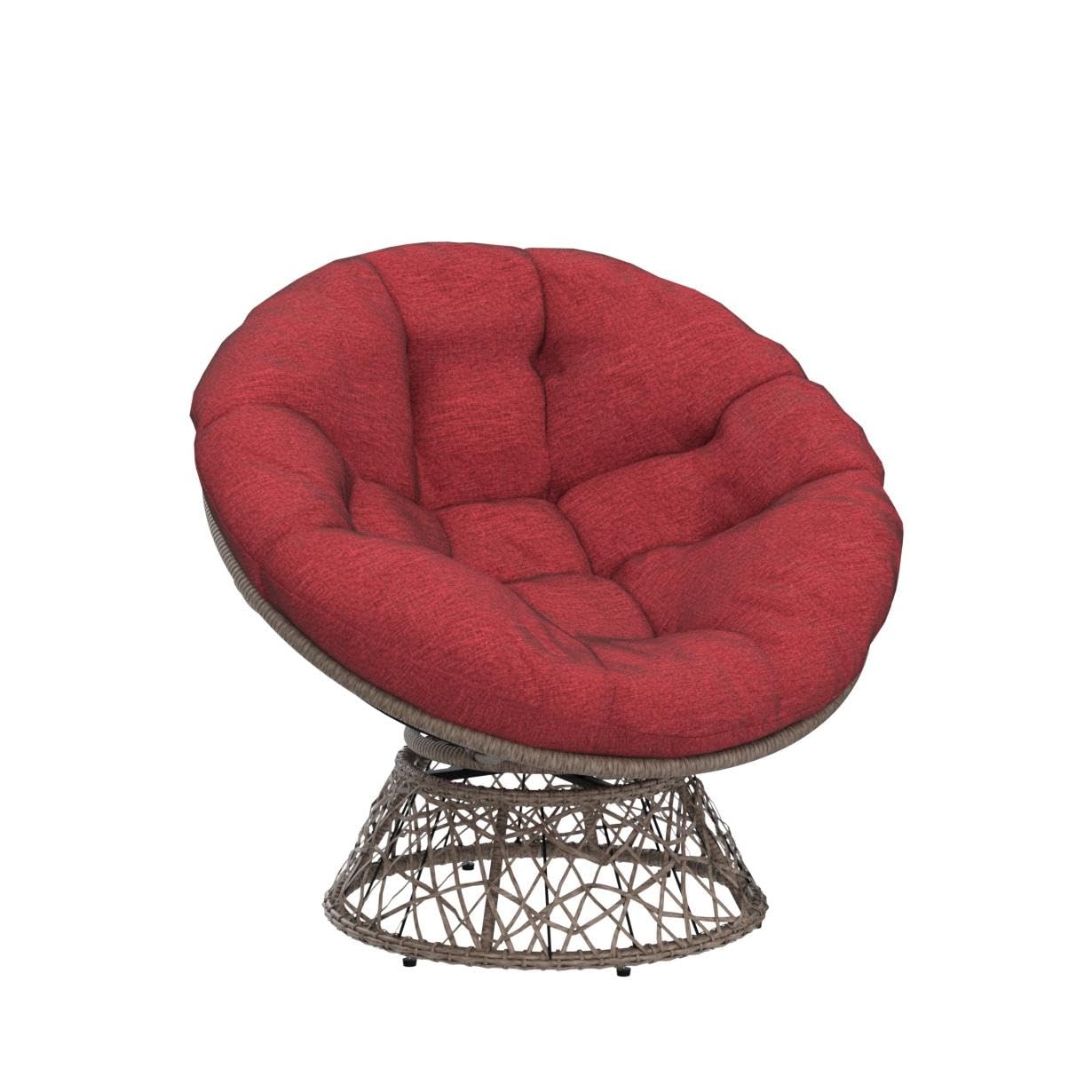 Bme 40" Papasan Swivel Chair