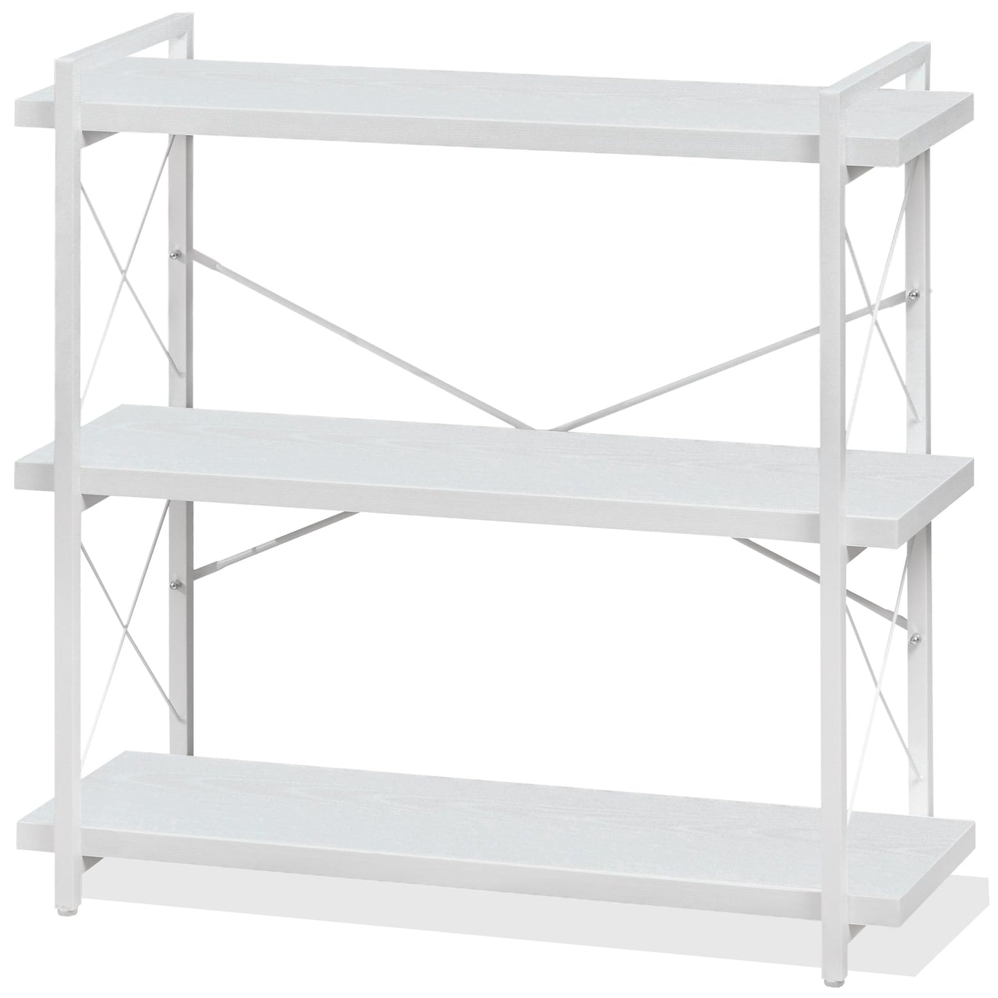HCHQHS 4-Tier Industrial Bookshelf