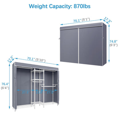 VIPEK 5-Tier Heavy Duty Garment Rack