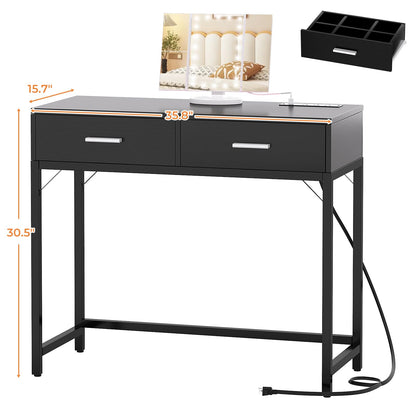 Cyclysio 36" Makeup Vanity Desk White