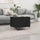 Black Wood & Metal Coffee Table