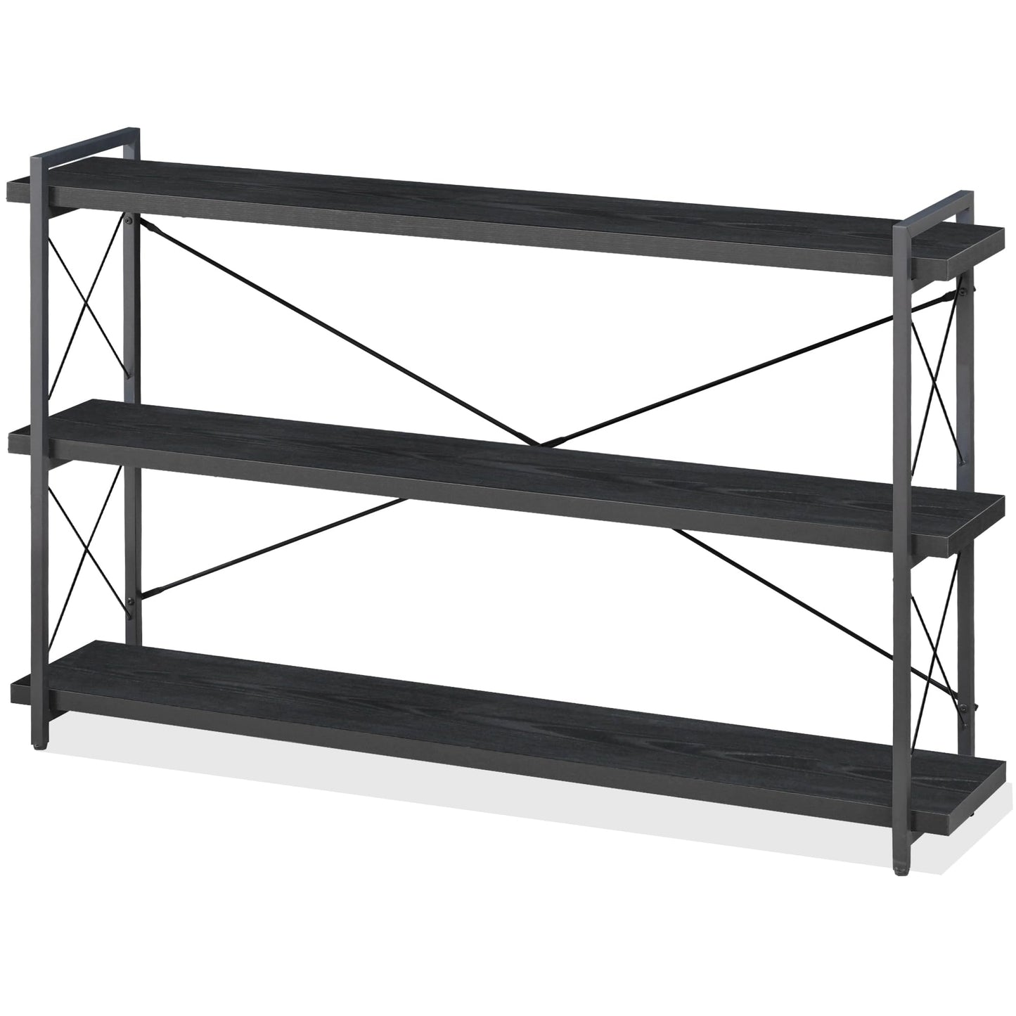 HCHQHS 4-Tier Industrial Bookshelf