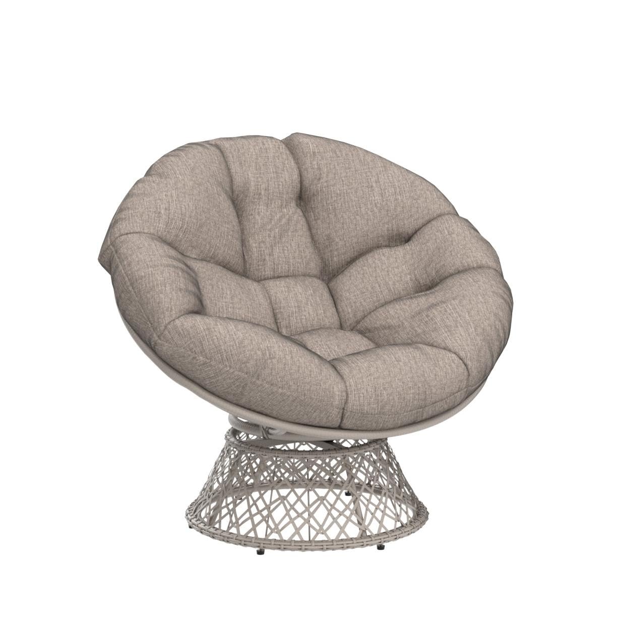 Bme 40" Papasan Swivel Chair