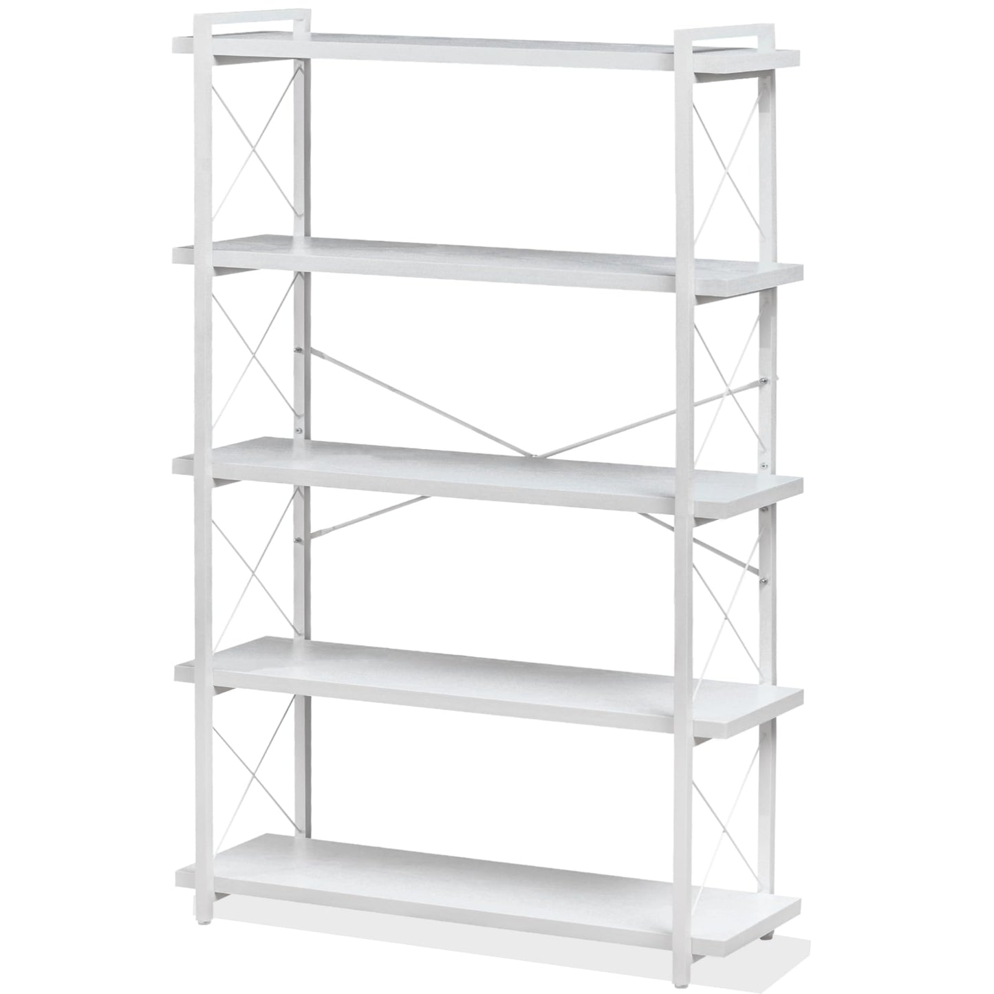 HCHQHS 4-Tier Industrial Bookshelf