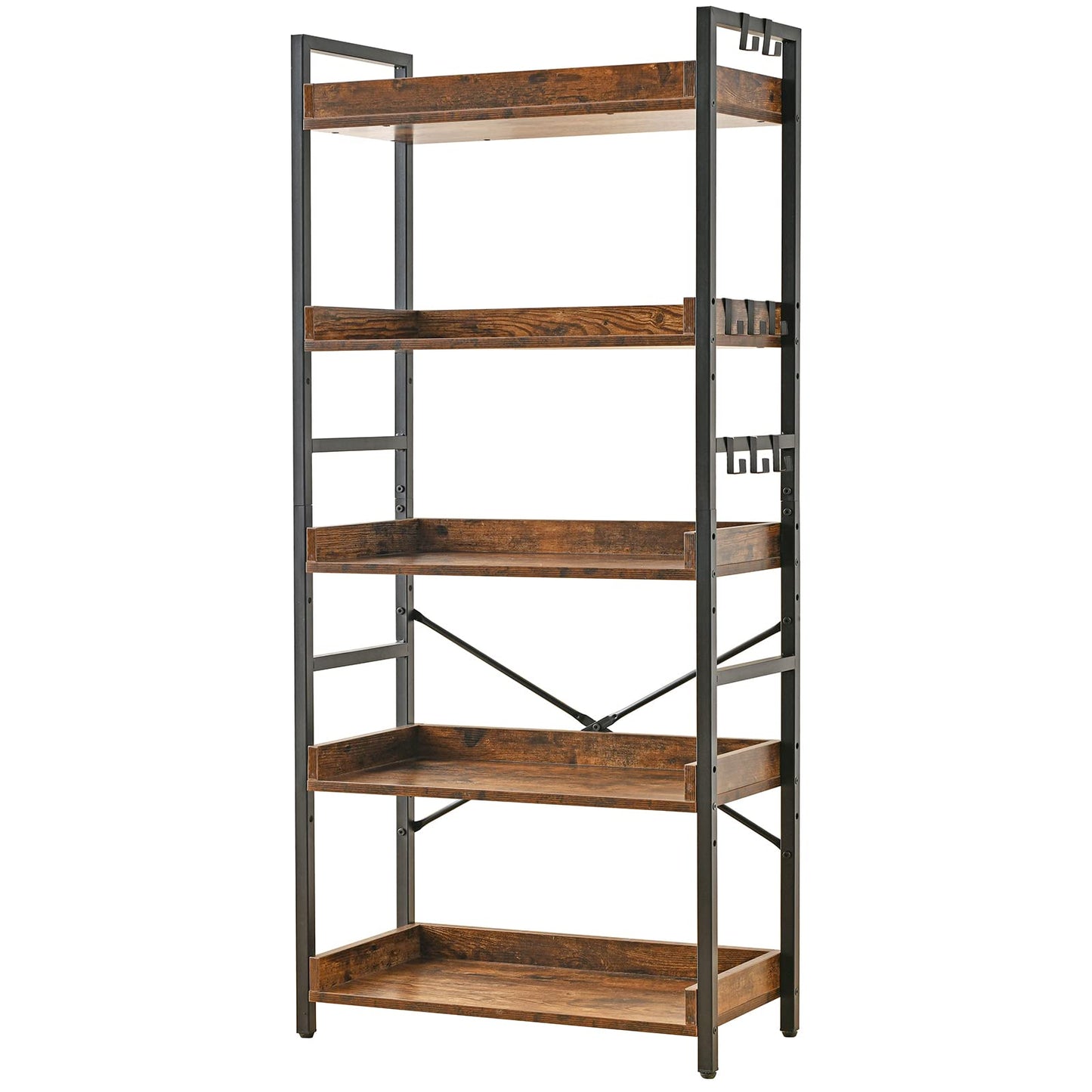 HCHQHS 6-Tier Bookcase
