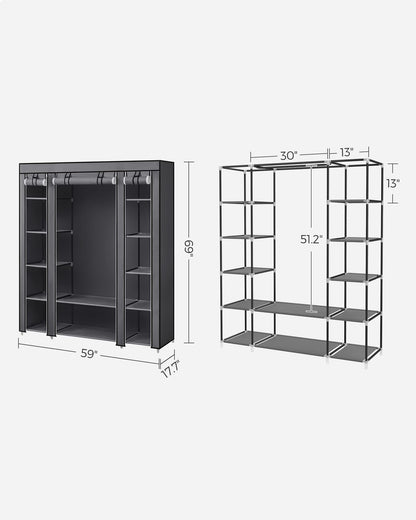 SONGMICS Portable Closet Wardrobe