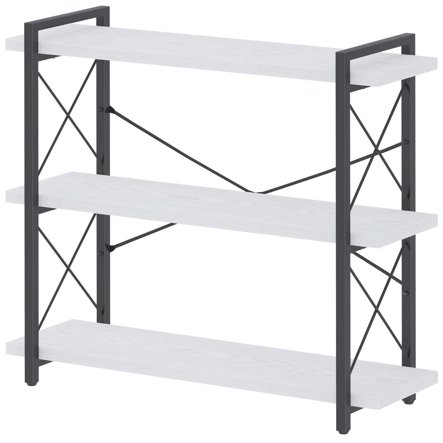 HCHQHS 4-Tier Industrial Bookshelf