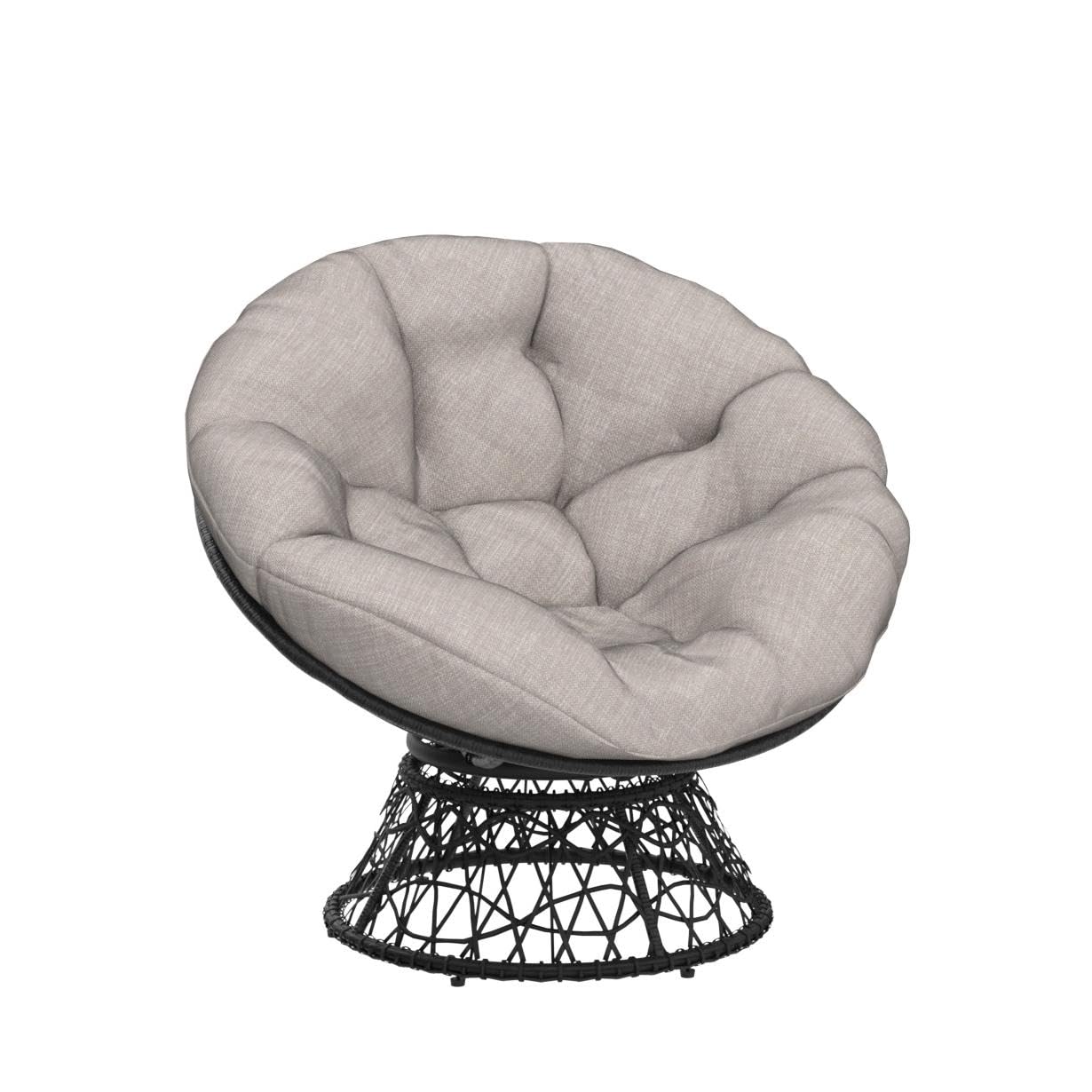 Bme 40" Papasan Swivel Chair