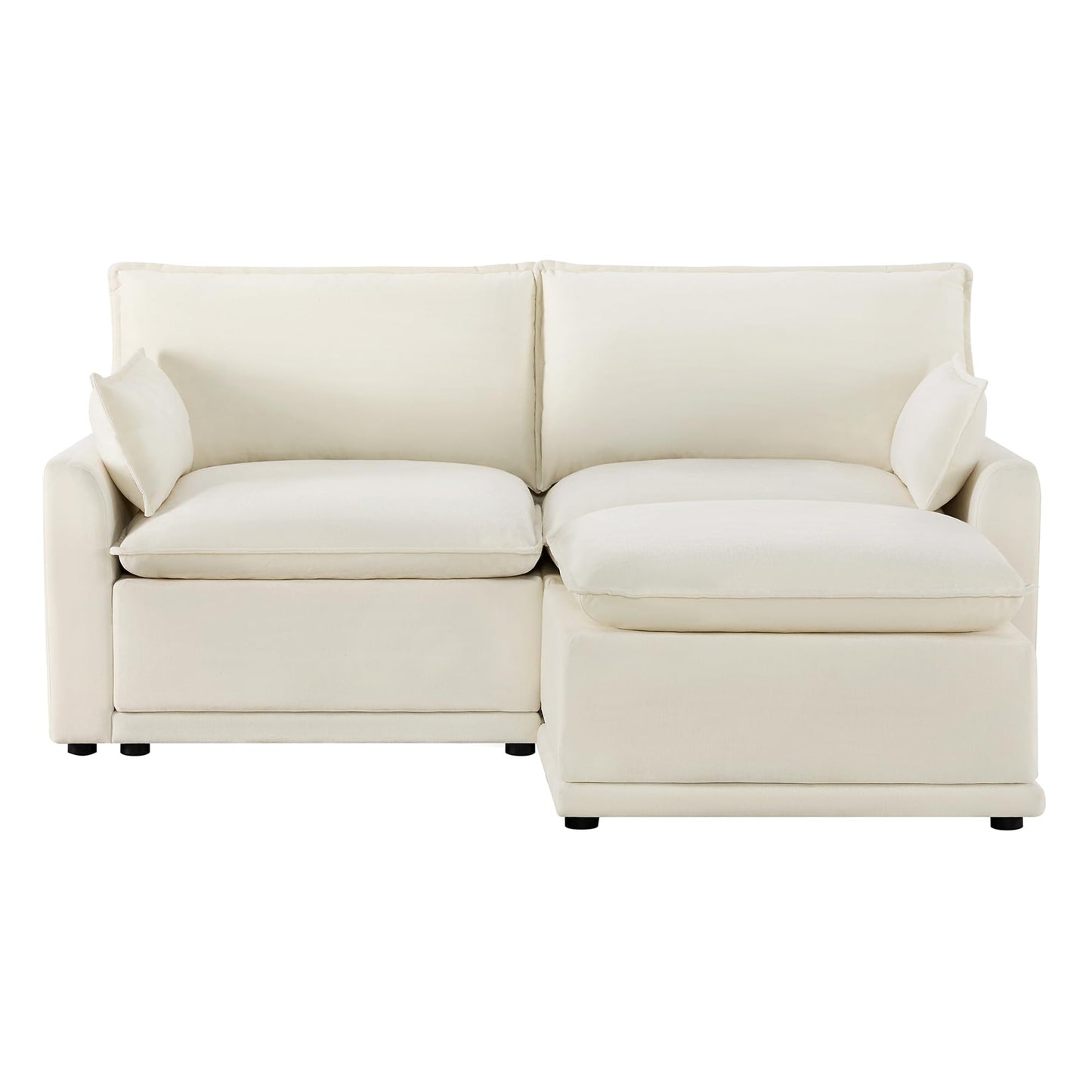 CHITA 6-Seater U Sofa – Cream