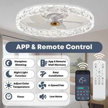 20" Ceiling Fan with Light