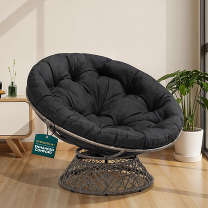 Bme 40" Papasan Swivel Chair