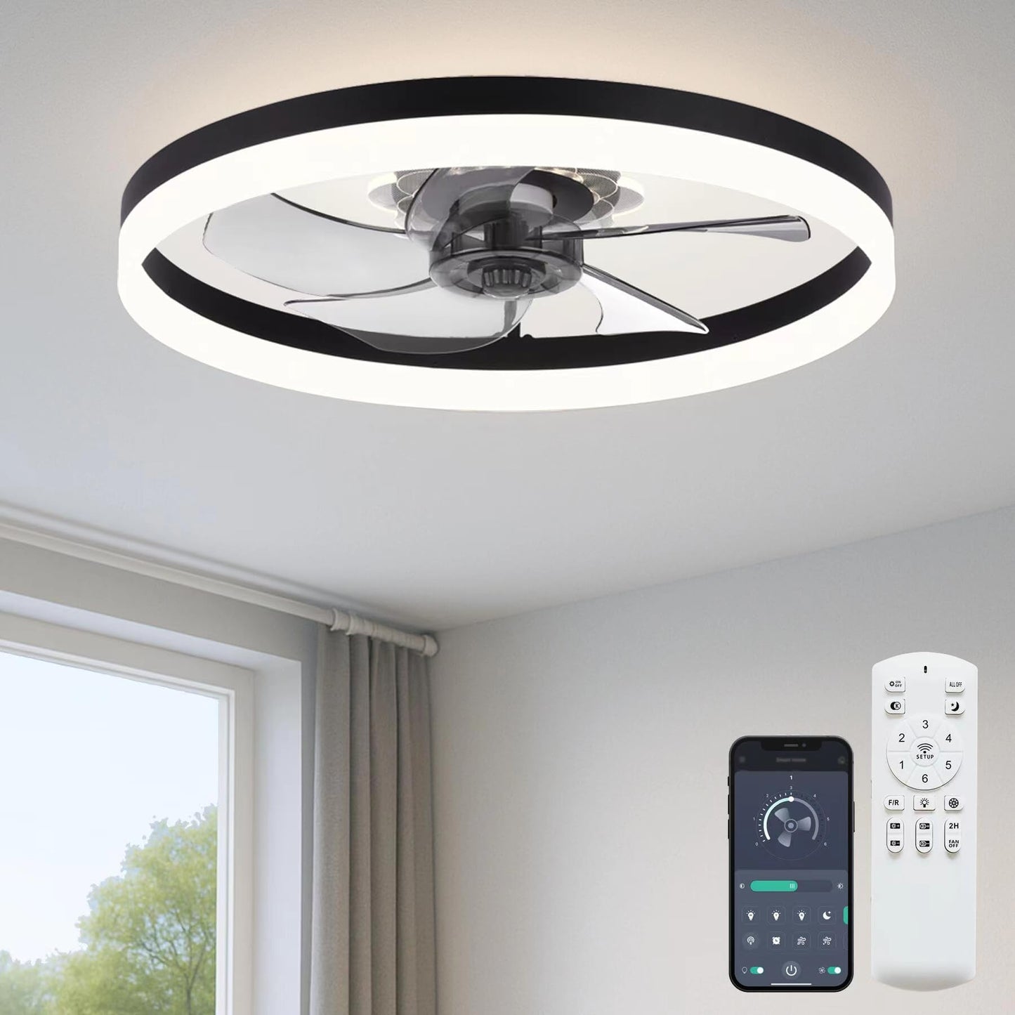 20" Ceiling Fan with Light