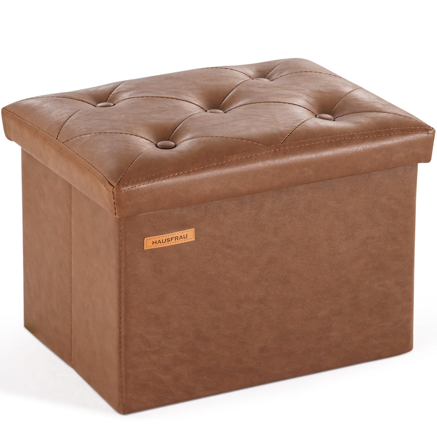 HAUSFRAU 31.5" Storage Ottoman Bench