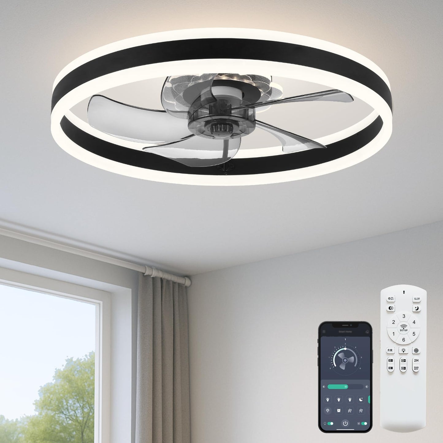20" Ceiling Fan with Light