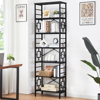 HOMISSUE 84" Metal Bookshelf