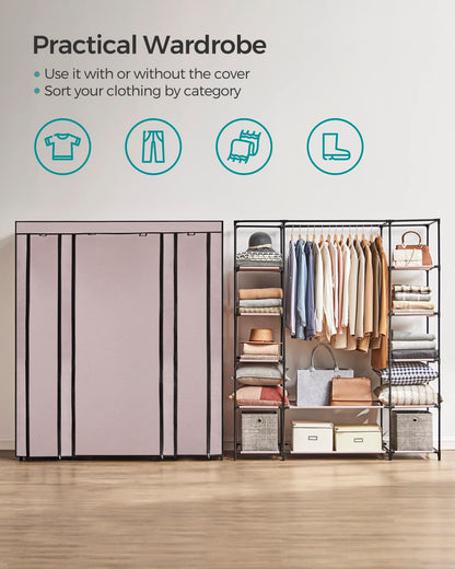 SONGMICS Portable Closet Wardrobe