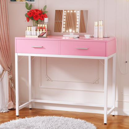 Cyclysio 36" Makeup Vanity Desk White