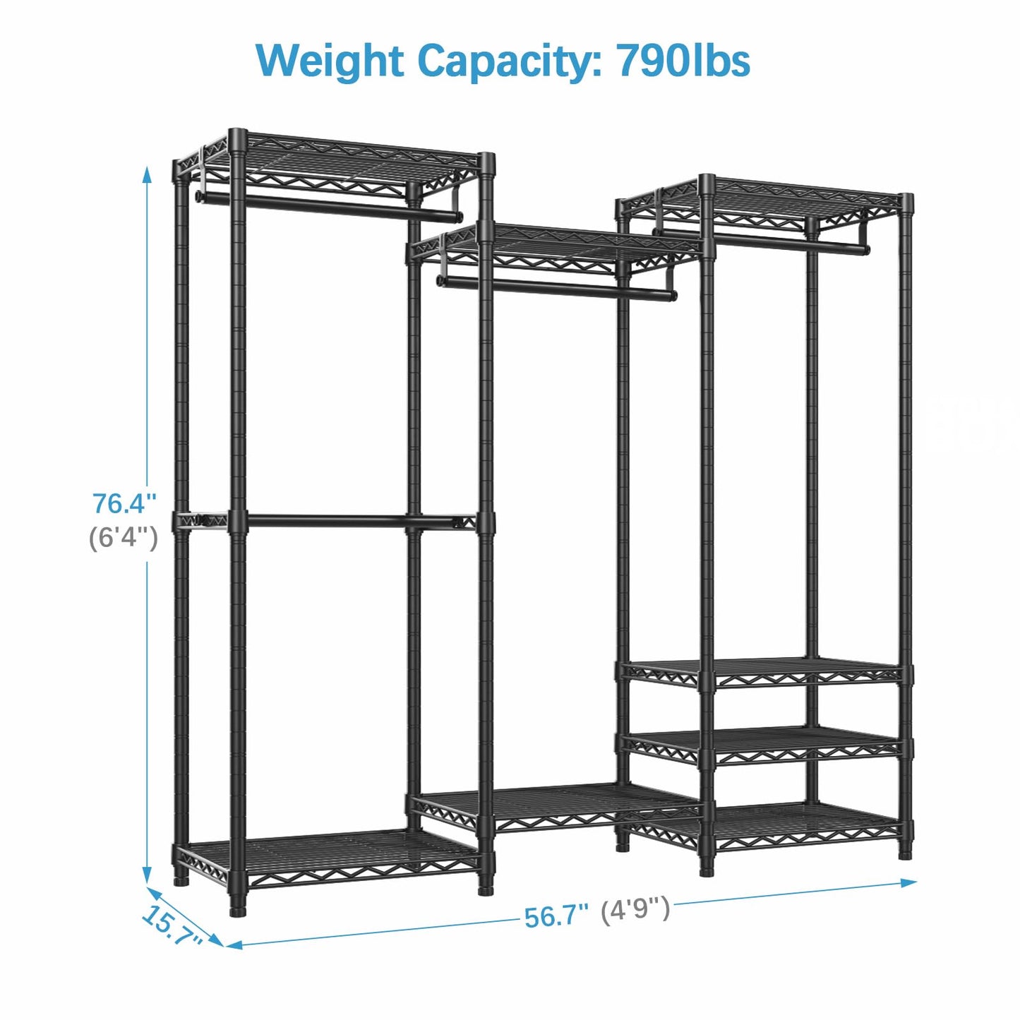 VIPEK V5 Heavy Duty Portable Clothes Rack