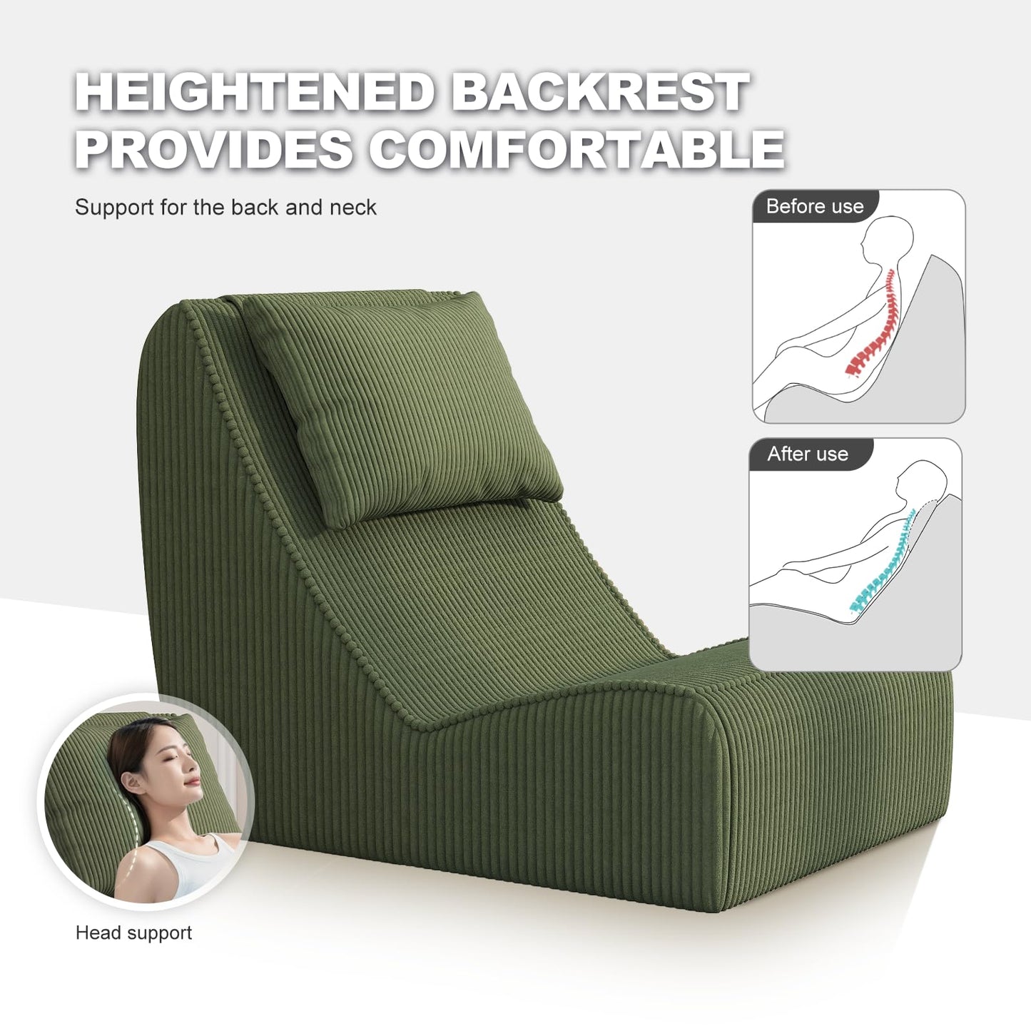Mint Green Giant Bean Bag Chair