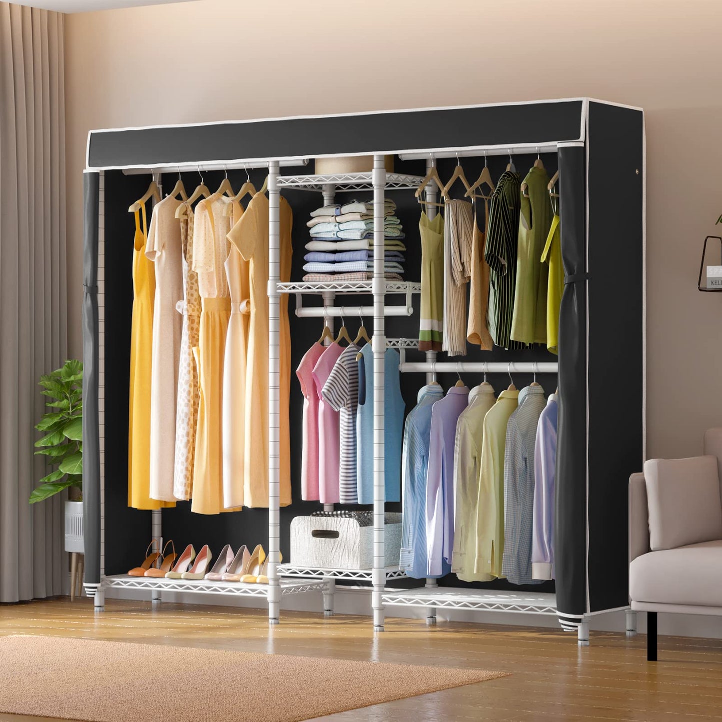 VIPEK 5-Tier Heavy Duty Garment Rack