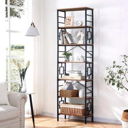 HOMISSUE 84" Metal Bookshelf