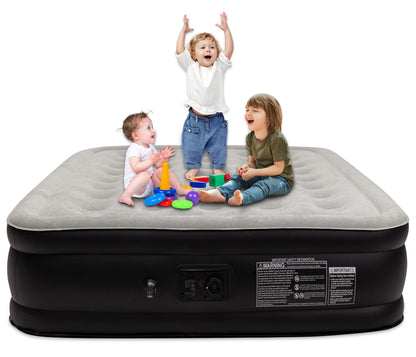 16" Queen Air Mattress with Built-In Pump