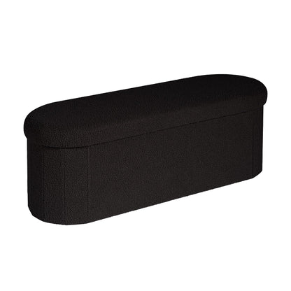 FSOBEIIALEO 43.3" Sherpa Storage Ottoman Bench