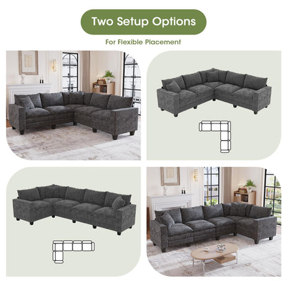 97" 5-Seater Modular Sofa – Beige