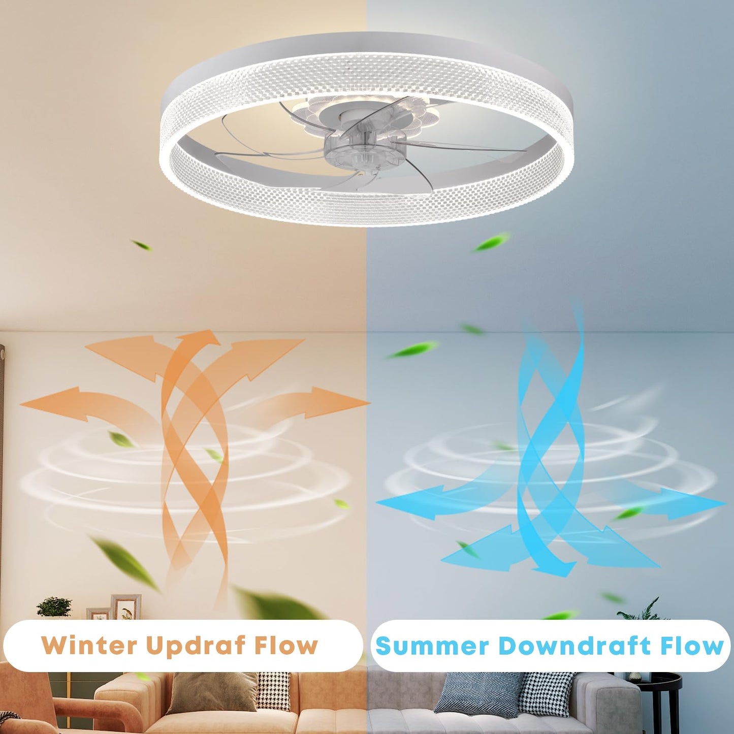 20" Ceiling Fan with Light