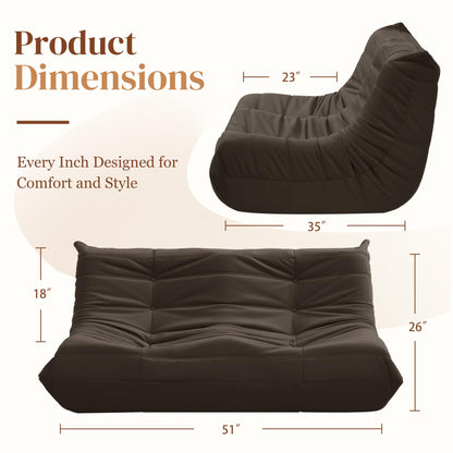 Dark Gray Bean Bag Chair