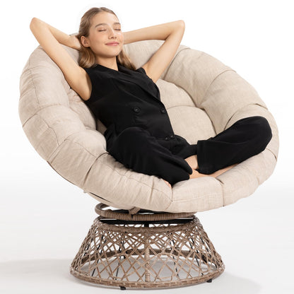 BME 40" Wicker Papasan Chair