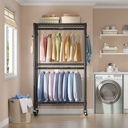 VIPEK R2 Rolling Clothes Rack with Wheels