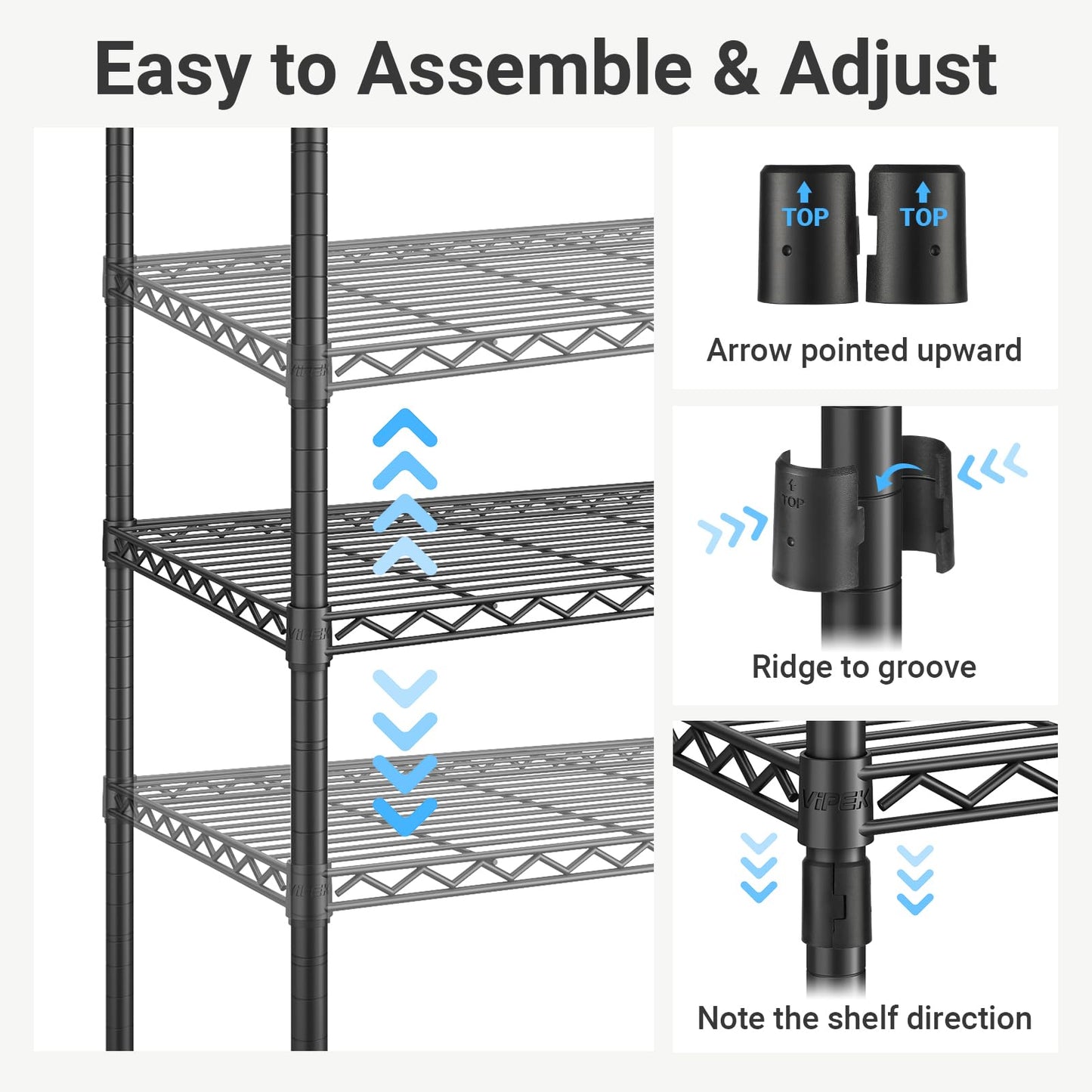 VIPEK V5C Heavy Duty Covered Clothes Rack